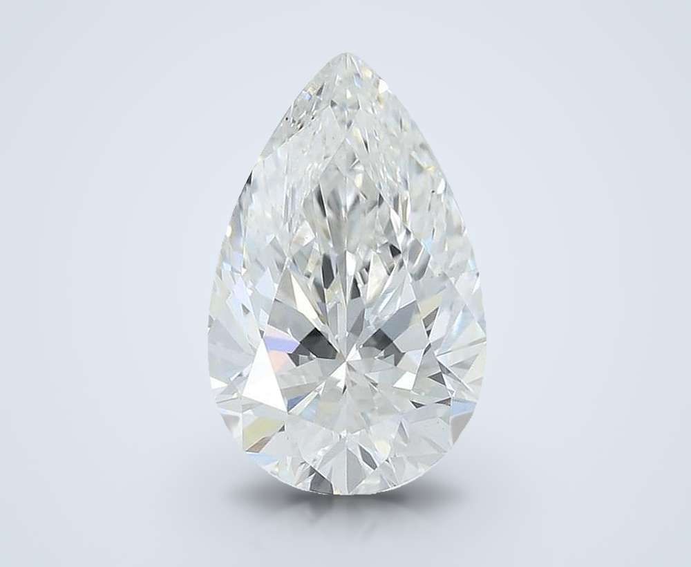 2.11ct F VS1 Rare Carat Ideal Cut Pear Lab Grown Diamond