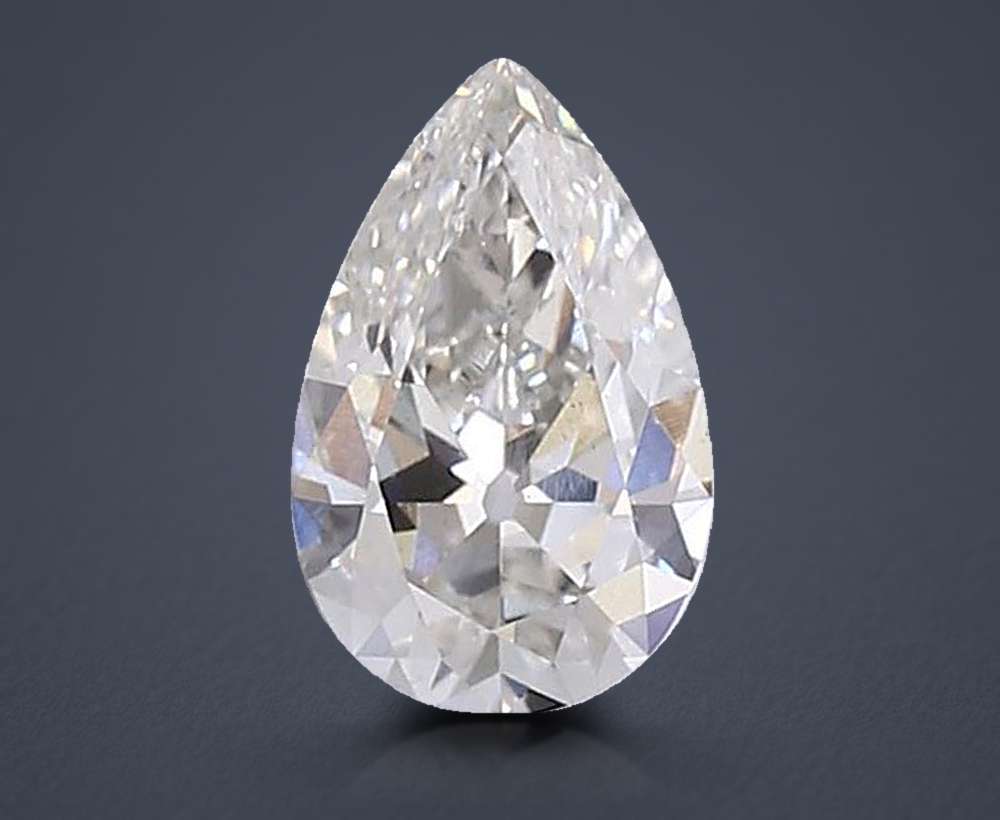 1.14ct H VS1 Rare Carat Ideal Cut Pear Lab Grown Diamond