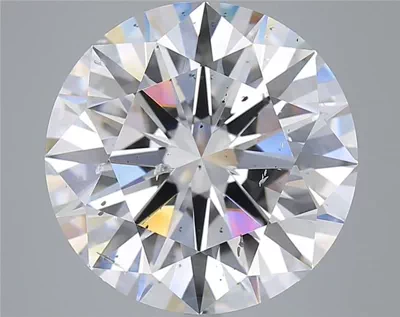 9.17ct D SI2 Rare Carat Ideal Cut Round Diamond