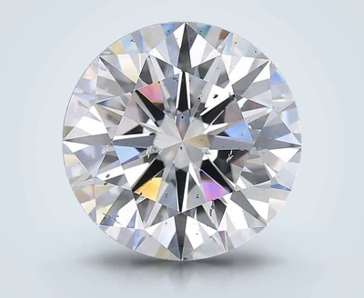 9.17ct D SI2 Rare Carat Ideal Cut Round Diamond