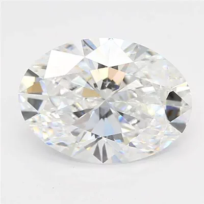 2.18ct D VVS2 Rare Carat Ideal Cut Oval Lab Grown Diamond