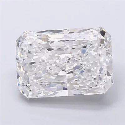3.07ct D VS2 Rare Carat Ideal Cut Radiant Lab Grown Diamond