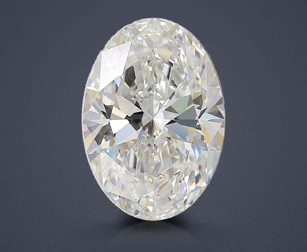 3.58ct E VVS2 Rare Carat Ideal Cut Oval Lab Grown Diamond