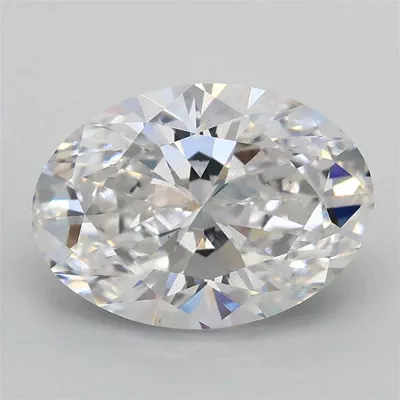 2.02ct E VS1 Rare Carat Ideal Cut Oval Lab Grown Diamond