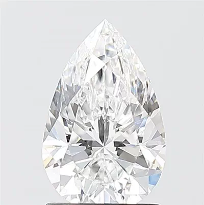 1.51ct D VS1 Rare Carat Ideal Cut Pear Lab Grown Diamond