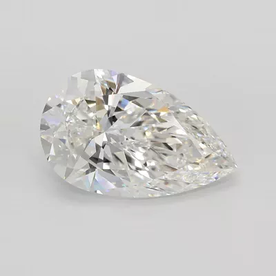 9.25ct E VVS2 Rare Carat Ideal Cut Pear Lab Grown Diamond