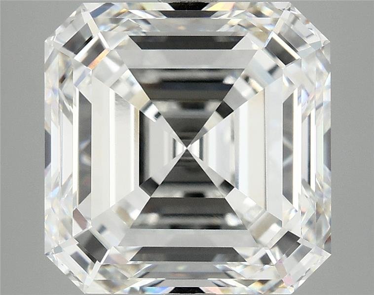 8.08ct F VVS2 Rare Carat Ideal Cut Asscher Lab Grown Diamond