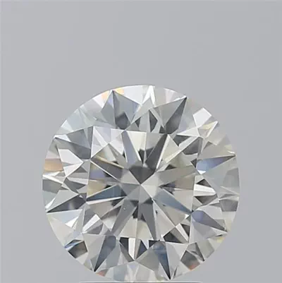 3.26ct J SI1 Rare Carat Ideal Cut Round Diamond
