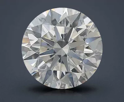 3.26ct J SI1 Rare Carat Ideal Cut Round Diamond
