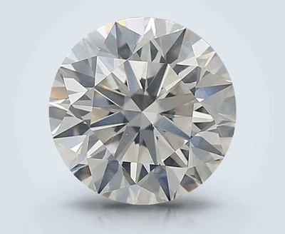 3.26ct J SI1 Rare Carat Ideal Cut Round Diamond