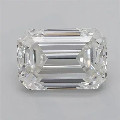 3.01ct H VS2 Excellent Cut Emerald Diamond