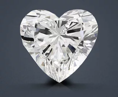7.24ct F VS1 Rare Carat Ideal Cut Heart Lab Grown Diamond