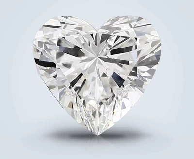 7.24ct F VS1 Rare Carat Ideal Cut Heart Lab Grown Diamond