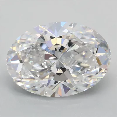 2.57ct D VVS2 Rare Carat Ideal Cut Oval Lab Grown Diamond