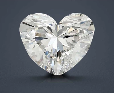 1.45ct F VVS2 Rare Carat Ideal Cut Heart Lab Grown Diamond