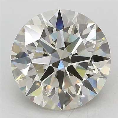 3.16ct J VS2 Rare Carat Ideal Cut Round Lab Grown Diamond