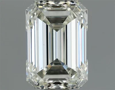 1.06ct J VS2 Rare Carat Ideal Cut Emerald Diamond