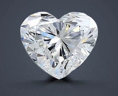 1.71ct F VS1 Rare Carat Ideal Cut Heart Diamond
