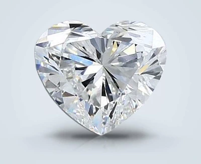 1.71ct F VS1 Rare Carat Ideal Cut Heart Diamond