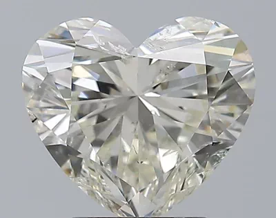 3.01ct I SI2 Rare Carat Ideal Cut Heart Diamond
