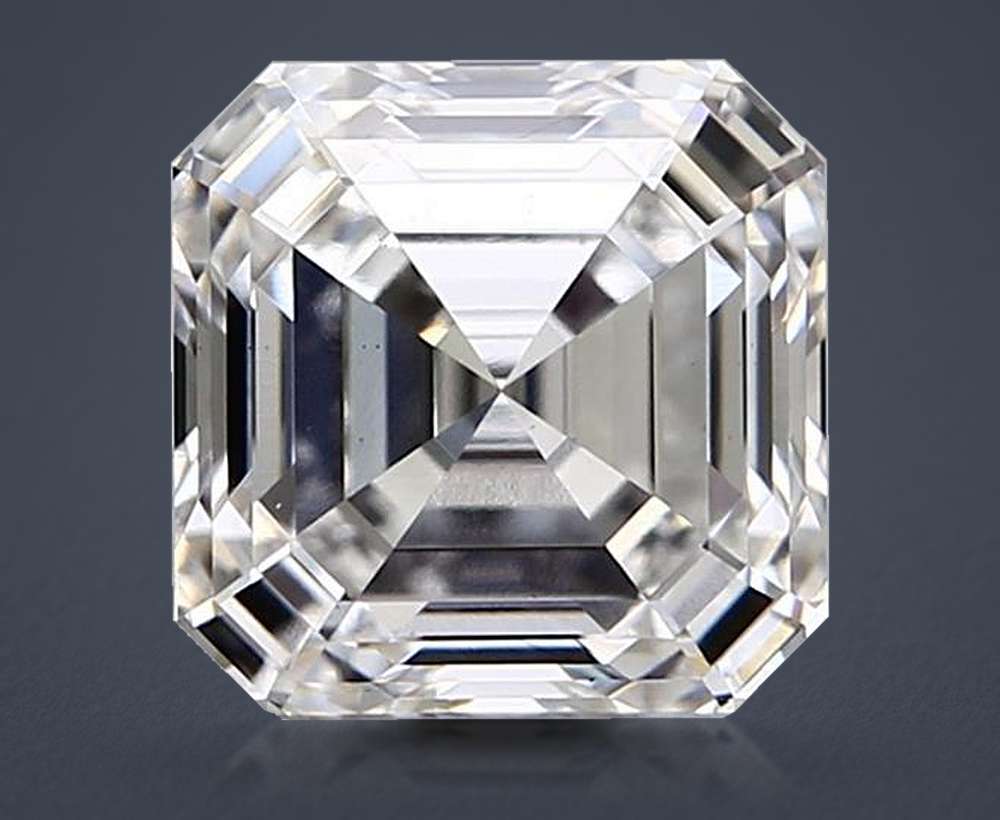 1.77ct E VS1 Rare Carat Ideal Cut Asscher Lab Grown Diamond