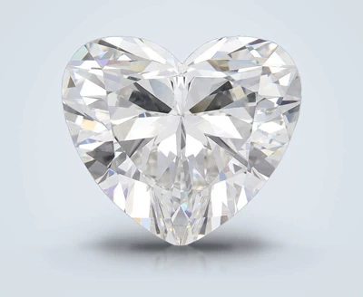 5.26ct E VVS2 Rare Carat Ideal Cut Heart Lab Grown Diamond