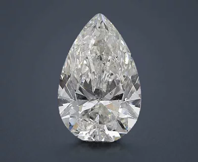2.51ct H SI2 Rare Carat Ideal Cut Pear Diamond