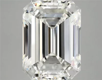 12.04ct F VVS2 Rare Carat Ideal Cut Emerald Lab Grown Diamond