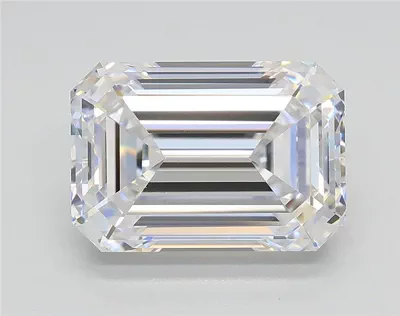 3.05ct D VS1 Rare Carat Ideal Cut Emerald Lab Grown Diamond