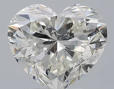 4.01ct G SI2 Rare Carat Ideal Cut Heart Diamond