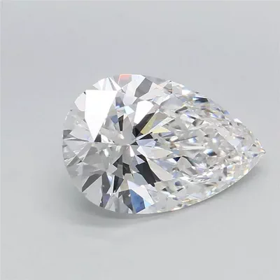 1.57ct E VS1 Rare Carat Ideal Cut Pear Lab Grown Diamond