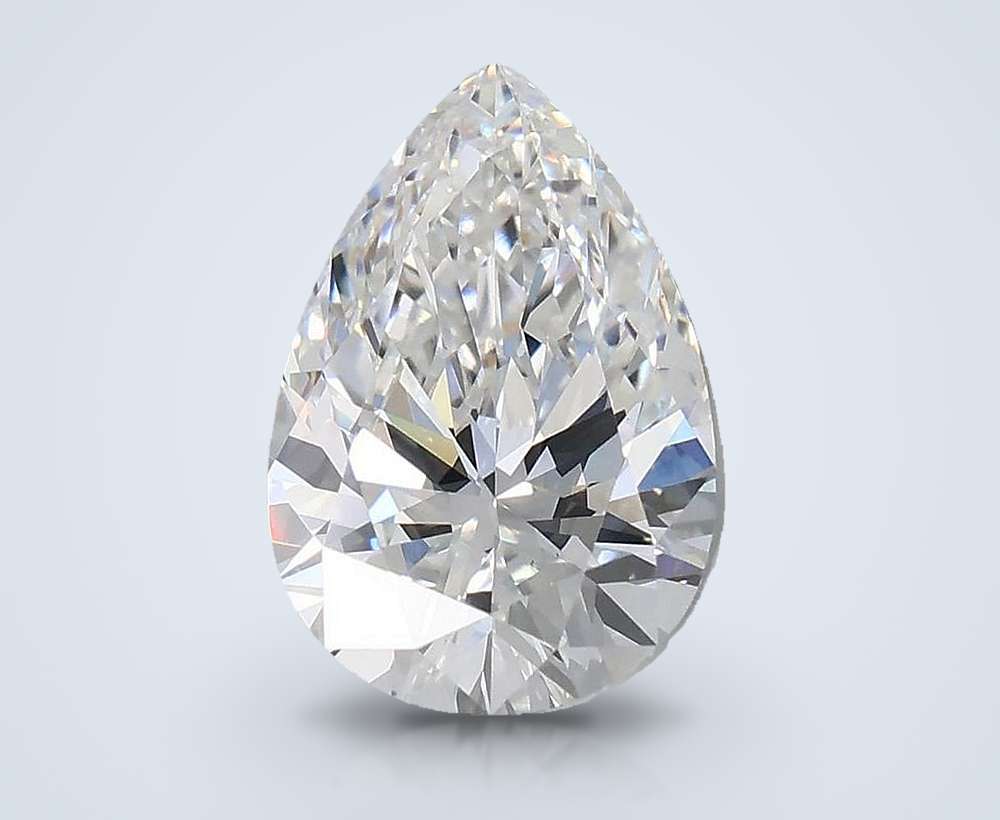 1.57ct E VS1 Rare Carat Ideal Cut Pear Lab Grown Diamond