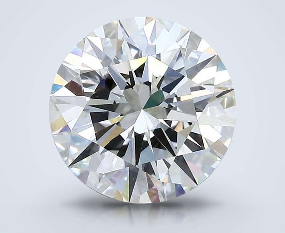 2.04ct H VS1 Rare Carat Ideal Cut Round Diamond