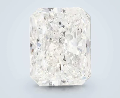 5.04ct H SI2 Rare Carat Ideal Cut Radiant Diamond