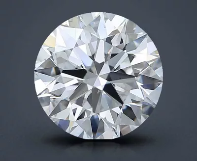 3.45ct D VS2 Rare Carat Ideal Cut Round Diamond