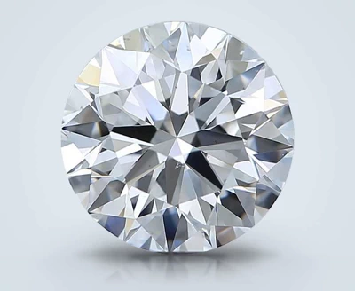 3.45ct D VS2 Rare Carat Ideal Cut Round Diamond