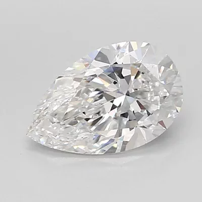 2.41ct E VVS2 Rare Carat Ideal Cut Pear Lab Grown Diamond