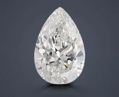 2.41ct E VVS2 Rare Carat Ideal Cut Pear Lab Grown Diamond