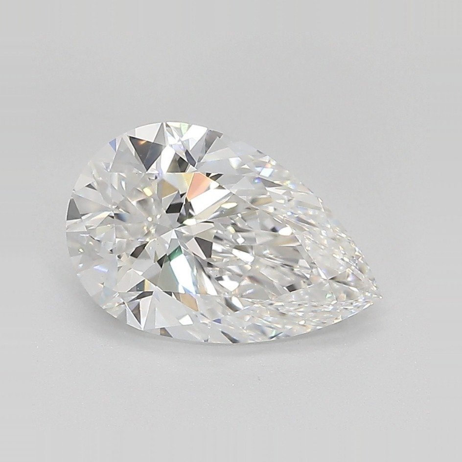2.13ct D VVS2 Rare Carat Ideal Cut Pear Lab Grown Diamond