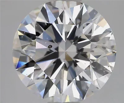 2.11ct E SI2 Rare Carat Ideal Cut Round Diamond