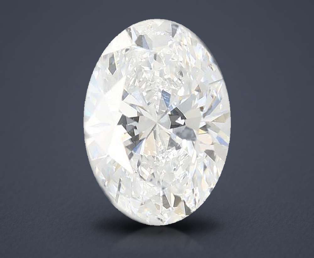 1.52ct D VVS2 Rare Carat Ideal Cut Oval Lab Grown Diamond