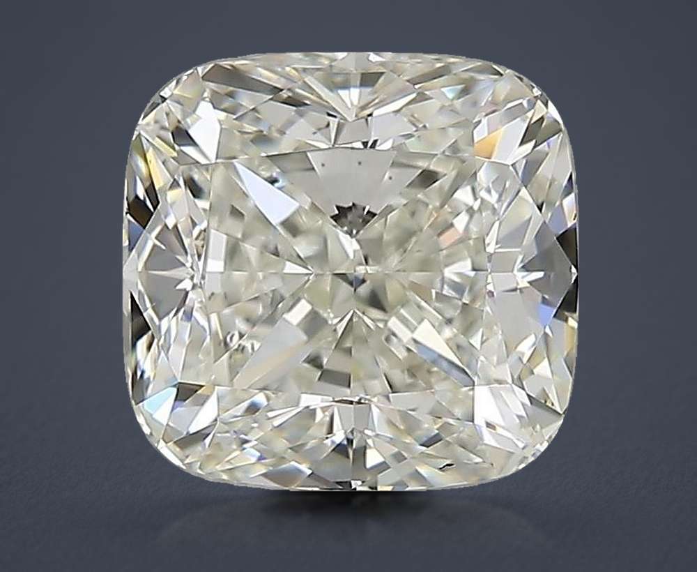 3.01ct K VS2 Very Good Cut Cushion Diamond