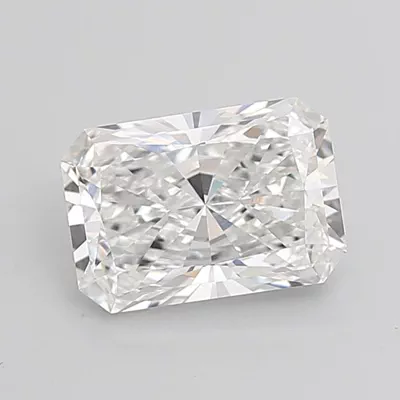 5.04ct F VVS2 Rare Carat Ideal Cut Radiant Lab Grown Diamond