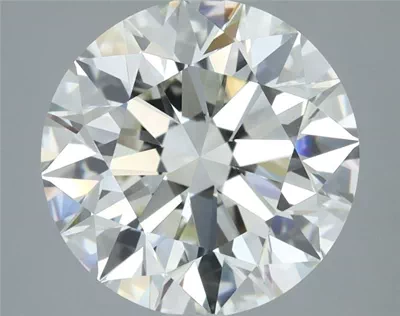 3.28ct I IF Rare Carat Ideal Cut Round Diamond