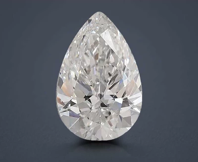 3.05ct E VS1 Rare Carat Ideal Cut Pear Lab Grown Diamond