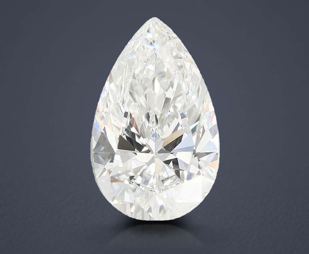 2.02ct E VS1 Rare Carat Ideal Cut Pear Lab Grown Diamond