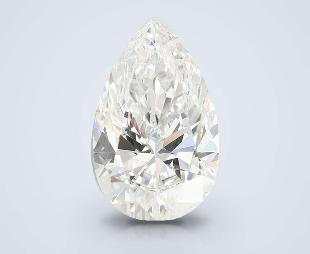 2.02ct E VS1 Rare Carat Ideal Cut Pear Lab Grown Diamond