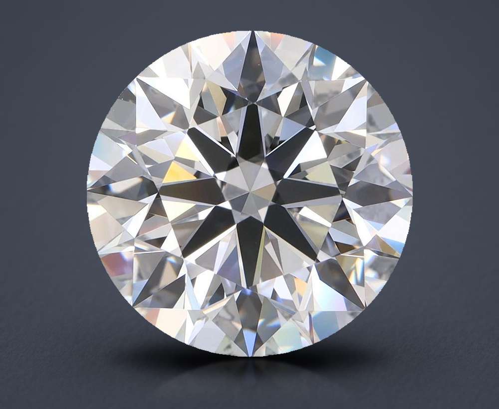 5.04ct D VVS1 Rare Carat Ideal Cut Round Lab Grown Diamond