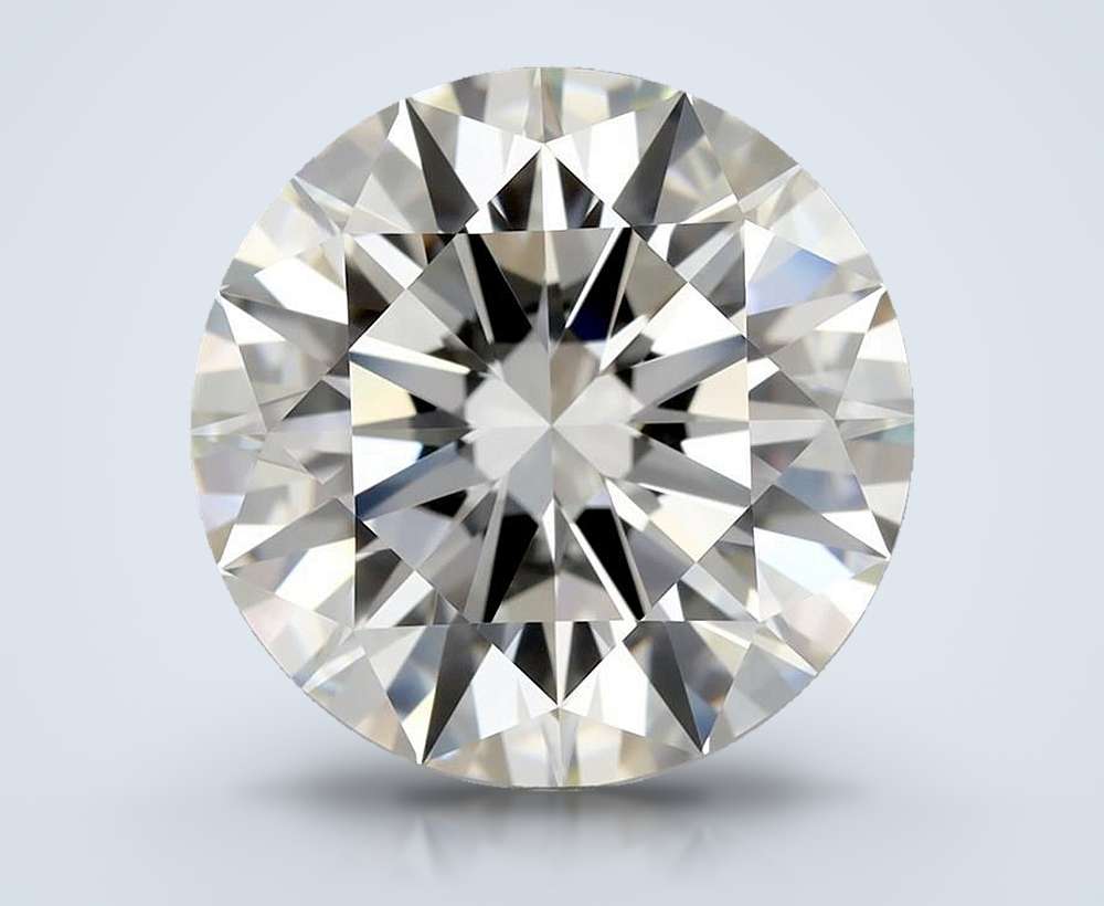5.52ct I VVS2 Rare Carat Ideal Cut Round Diamond