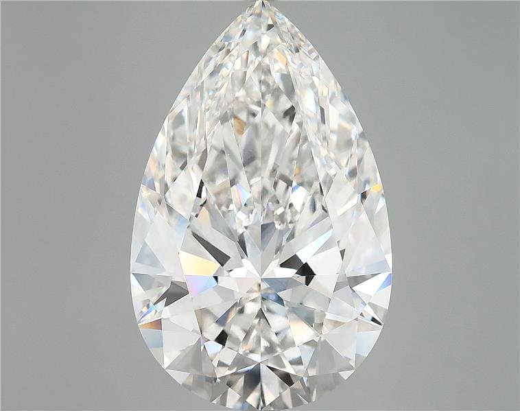 10.14ct F VVS2 Rare Carat Ideal Cut Pear Lab Grown Diamond